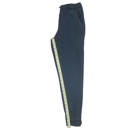 Marks and Spencer Boys Blue Cotton Jogger Trousers 12-13 Years - Image 4