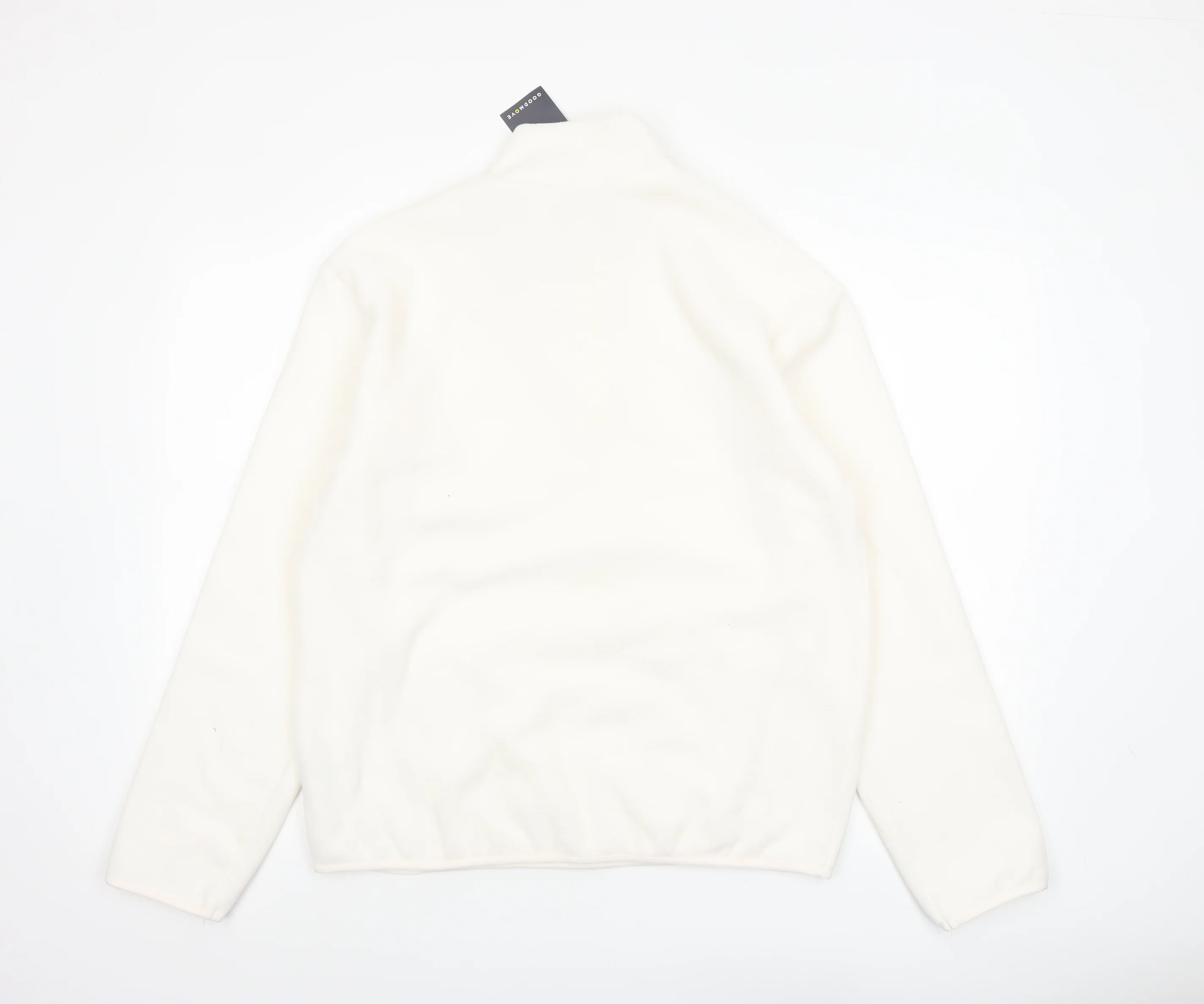 Marks and Spencer Boys Ivory Fleece 1/4 Zip Sweatshirt 15-16 Years - Image 3