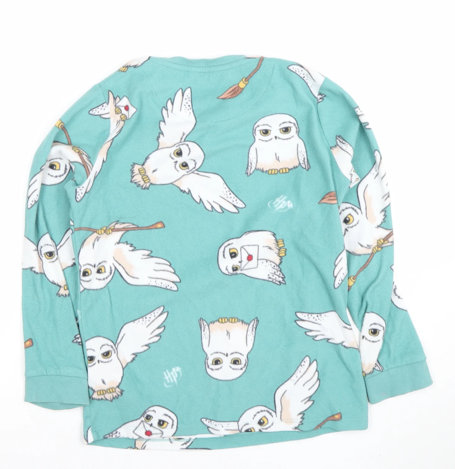 Marks and Spencer Girls Blue Harry Potter Hedwig Fleece Pyjama Top 9-10 Years - Image 2