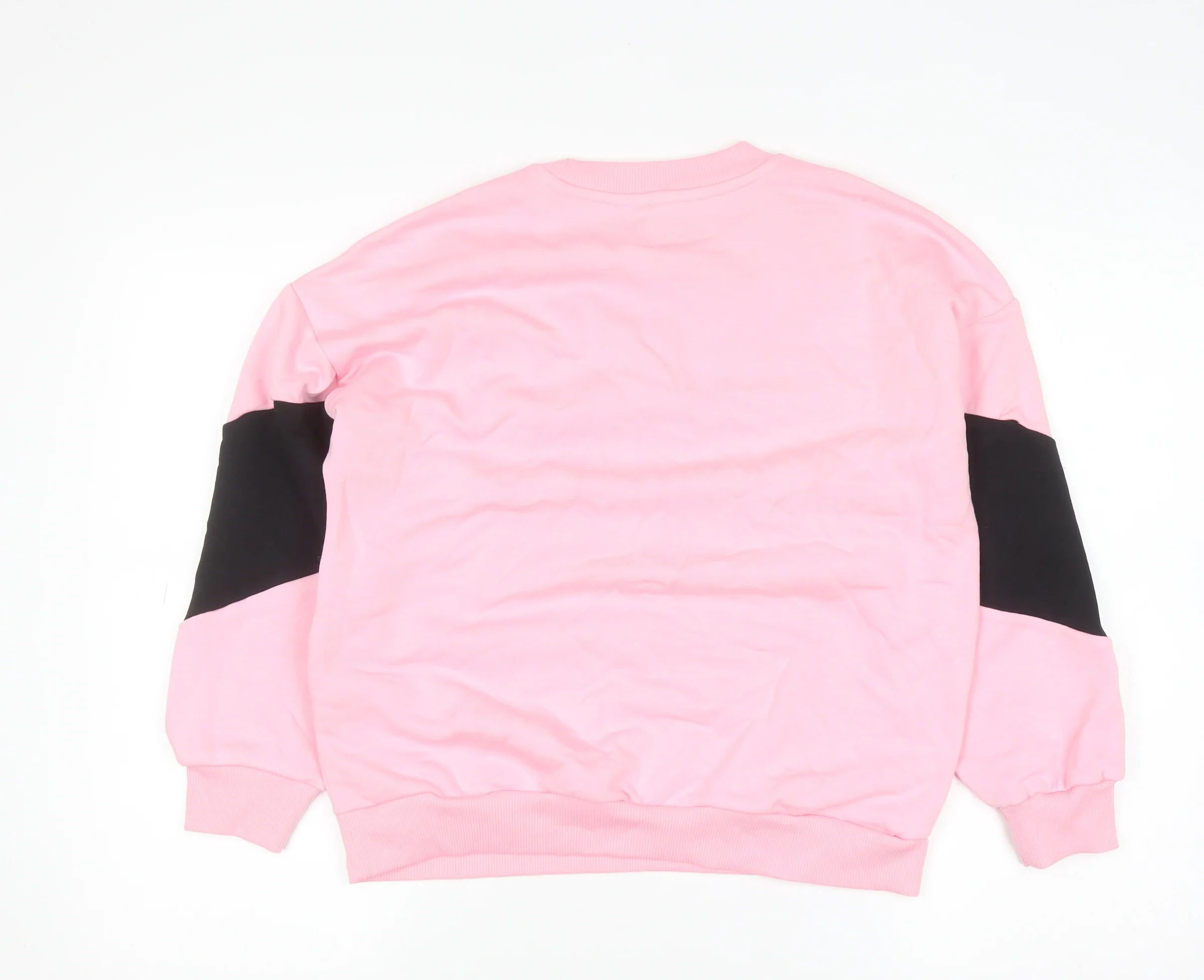 Marks and Spencer Girls Pink Miami Graphic Pullover Sweatshirt 10-11 Years - Image 3