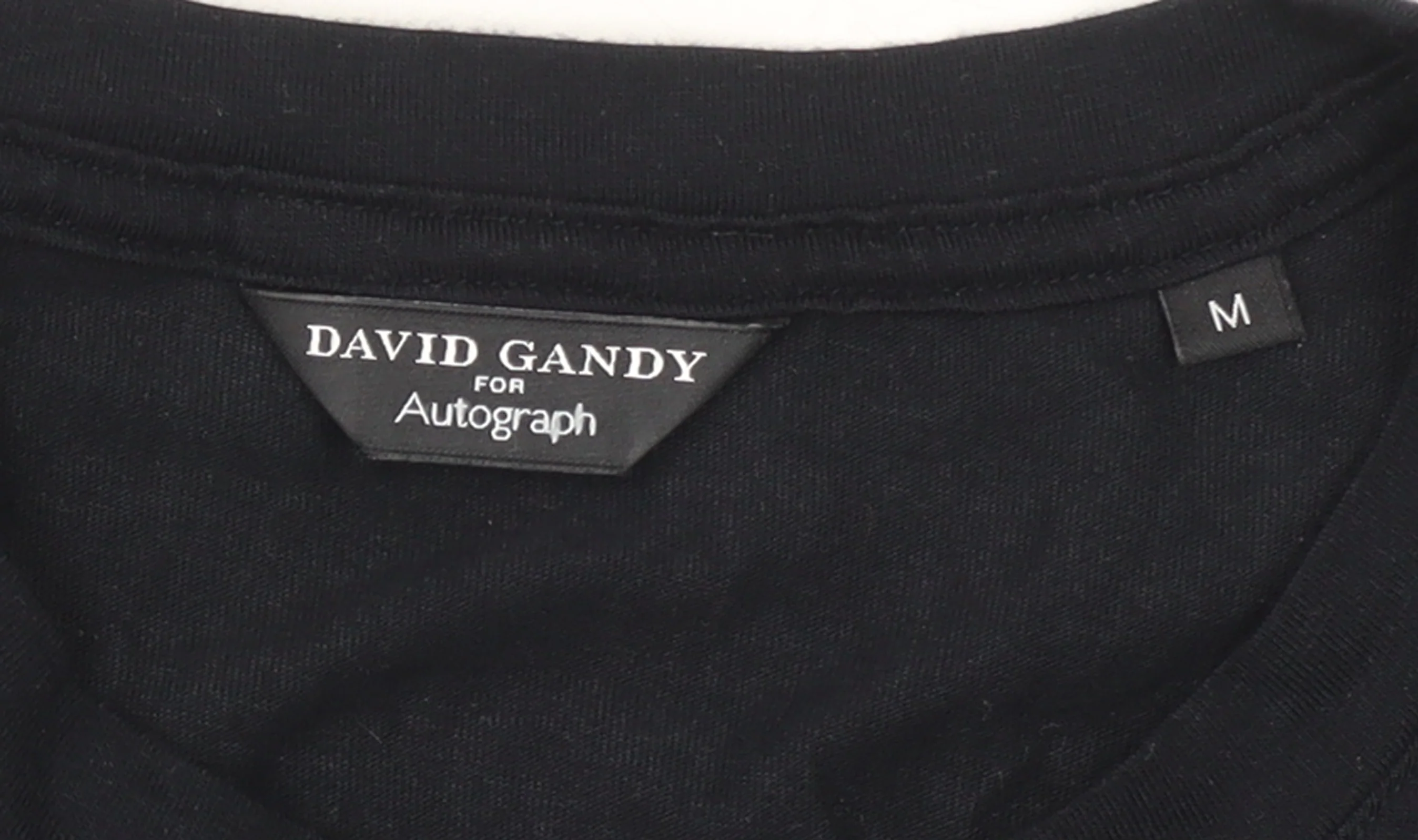 Marks and Spencer Men Black Crew Neck Short Sleeve T-Shirt M - Image 4