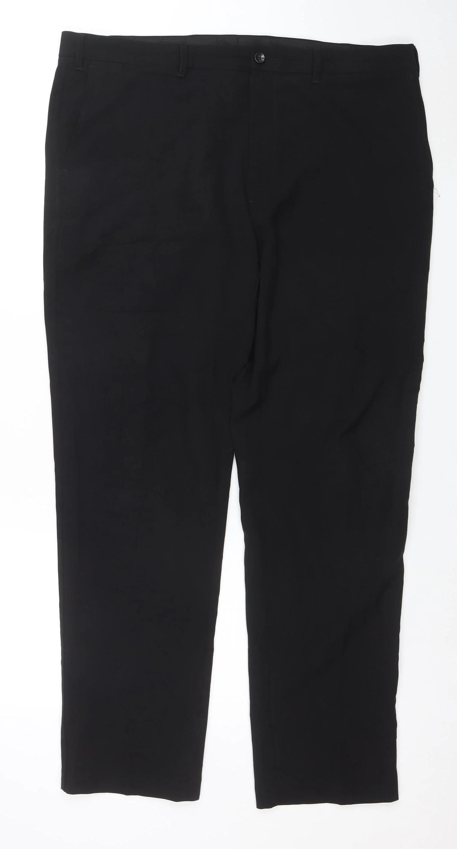 Marks and Spencer Men's Black Slim Fit Dress Pants 38x31