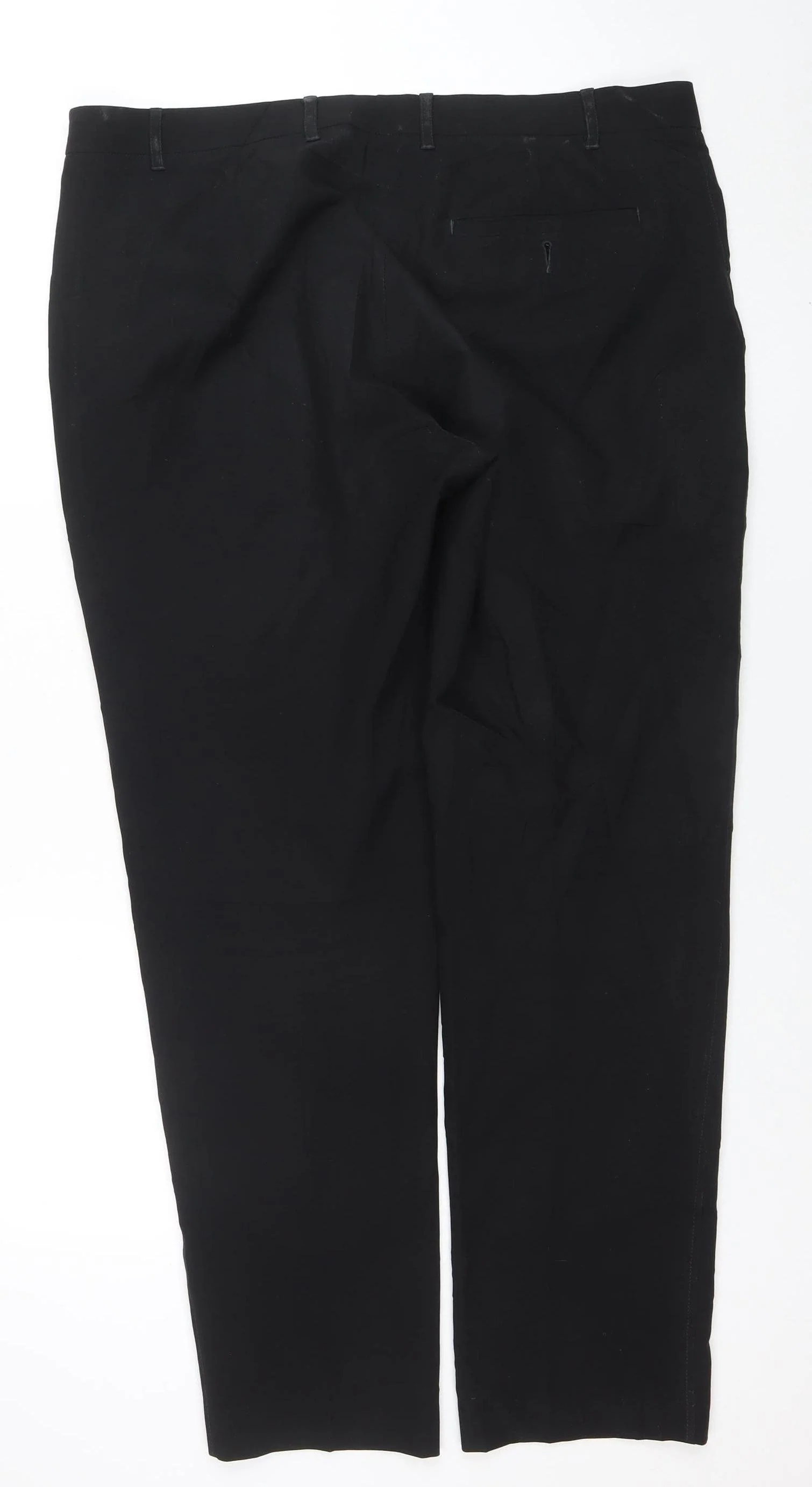 Marks and Spencer Men's Black Slim Fit Dress Trousers 38x31 - Image 3