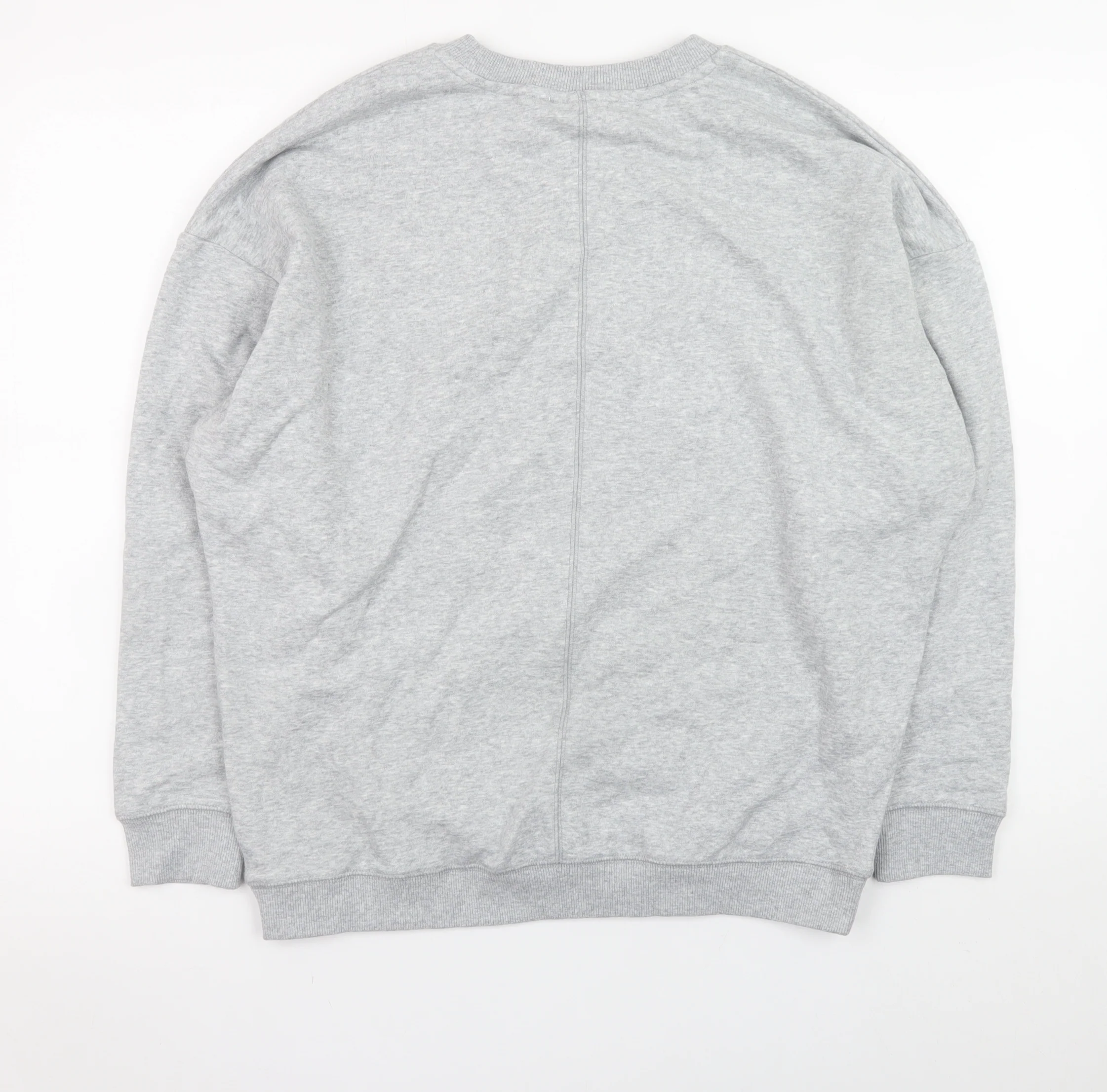 Marks and Spencer Men's Grey XS Los Angeles Embroidered Sweatshirt - Image 3