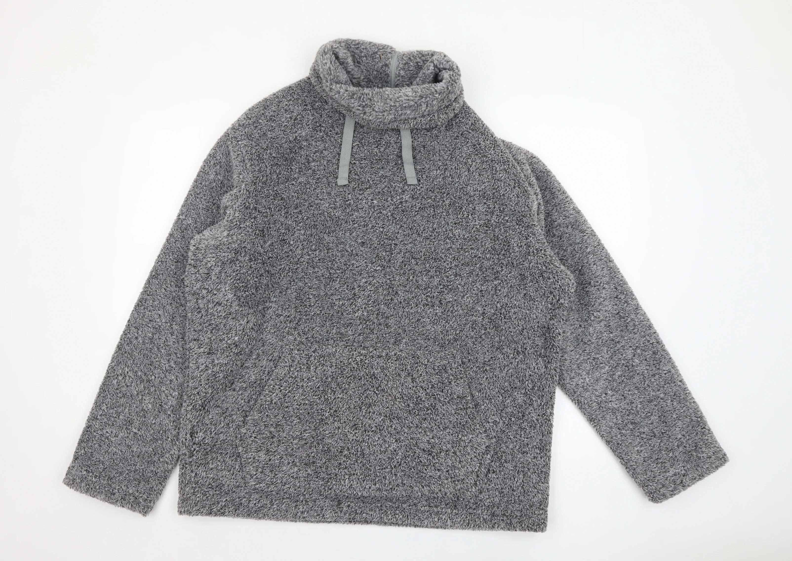 Marks and Spencer North Coast Men's Grey Fleece Pullover Sweatshirt L
