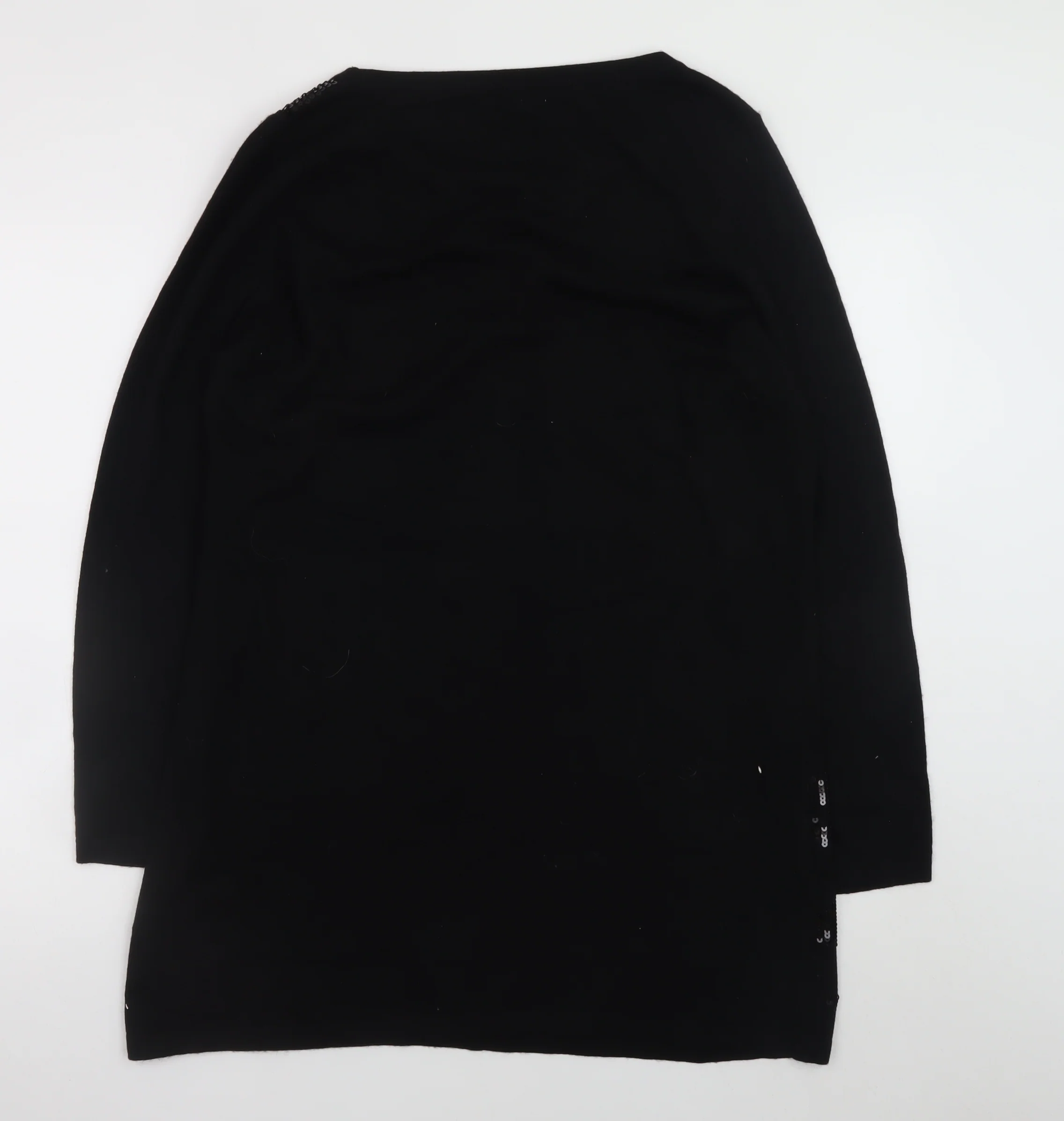 Marks and Spencer Per Una Women Black Size 18 Sequin Knit Jumper - Image 3
