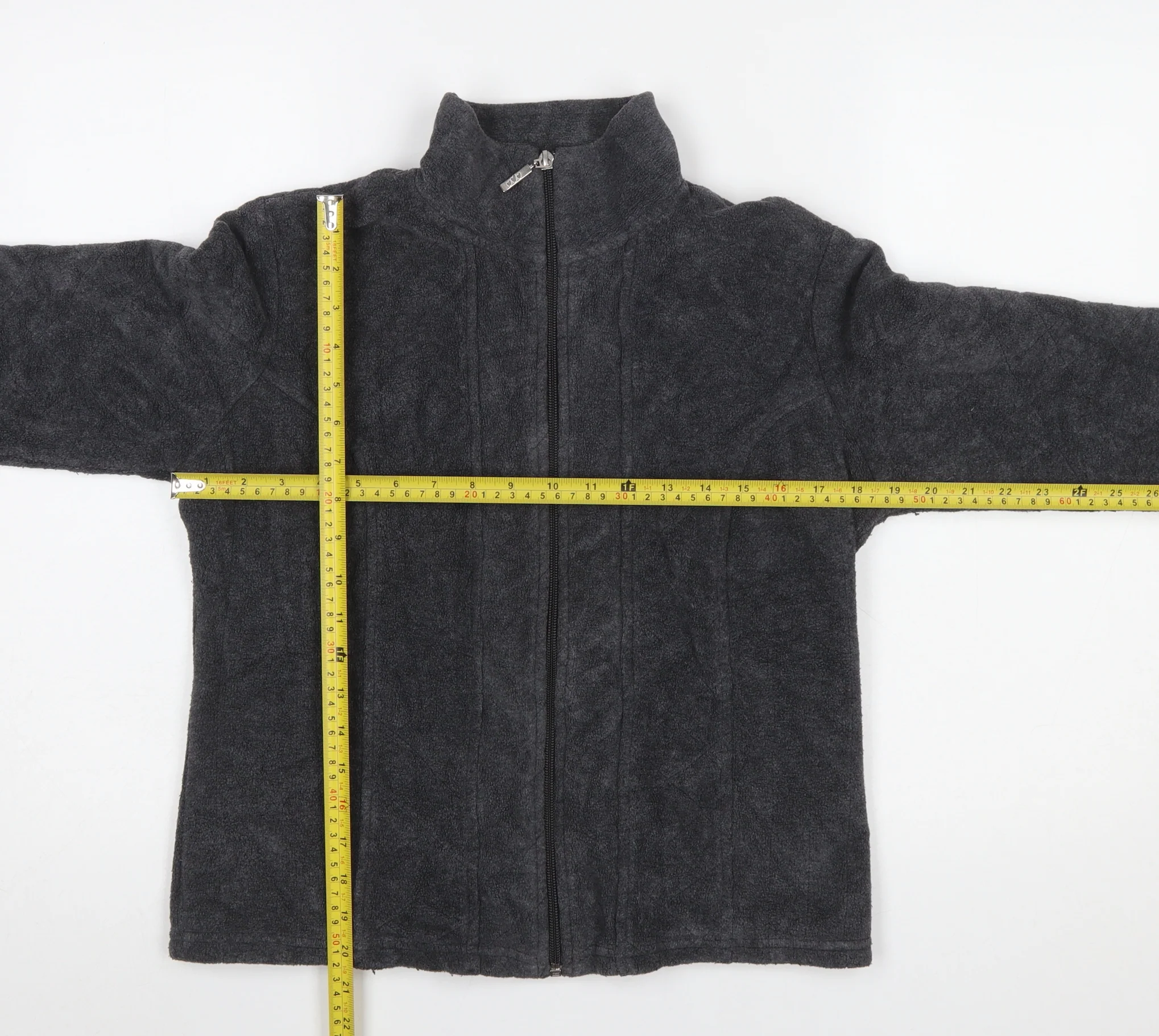 Marks and Spencer Per Una Women’s Grey Fleece Full Zip Jacket M - Image 2