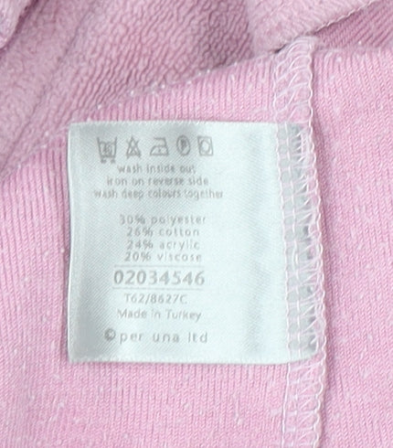 Marks and Spencer Per Una Women's Pink Full Zip Fleece Jacket M - Image 4