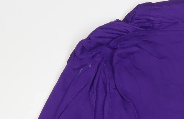 Marks and Spencer Per Una Women's Purple Viscose Open Cardigan Size 18 - Image 6