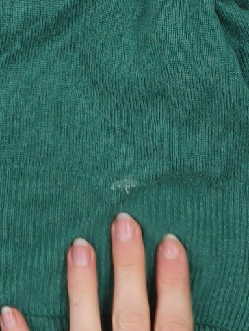 Marks and Spencer Per Una Women's Sea Green Viscose Linen V-Neck Cardigan Size 8 - Image 6