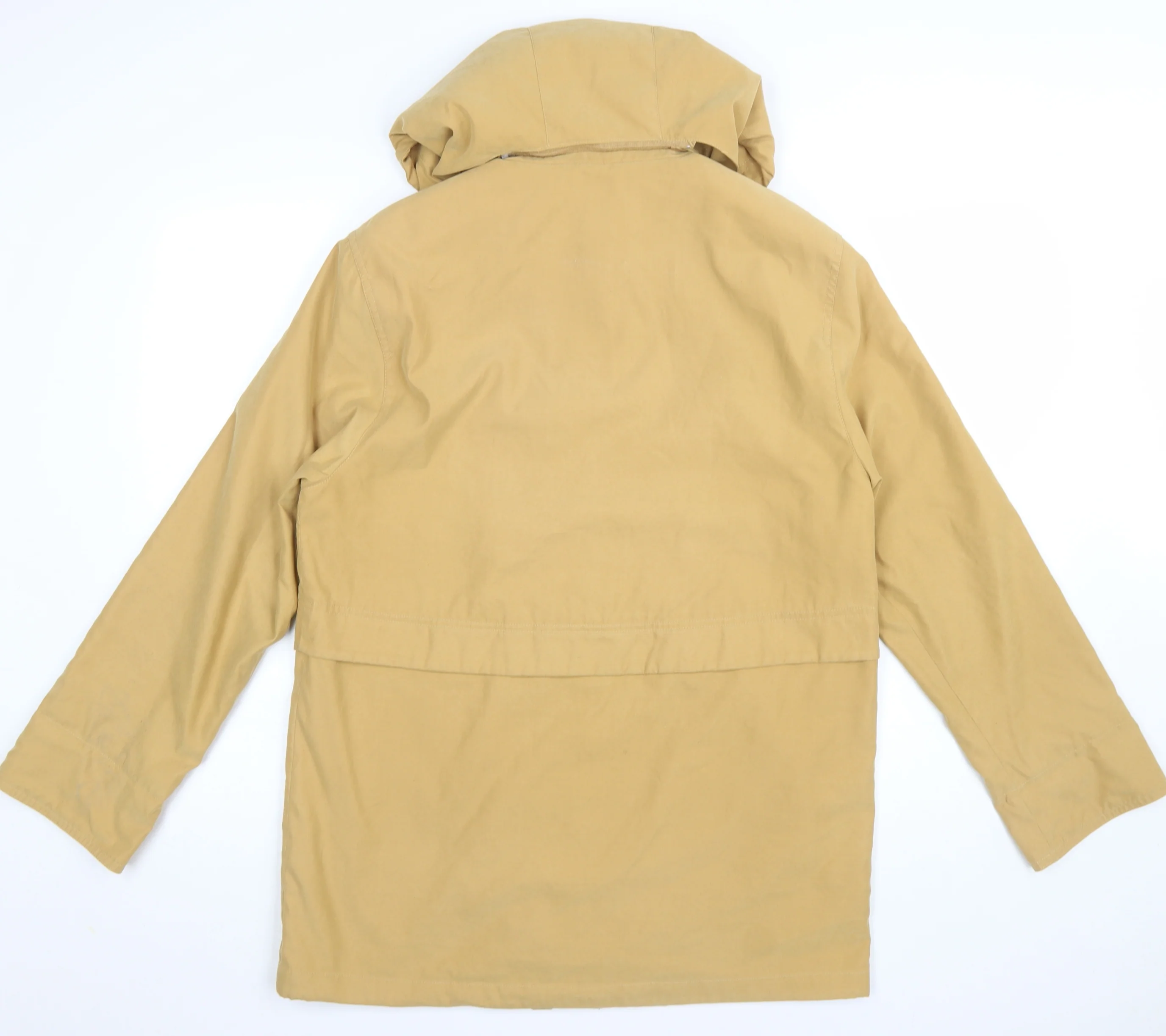 Marks and Spencer Women Beige Hooded Parka Jacket Size 10 - Image 3