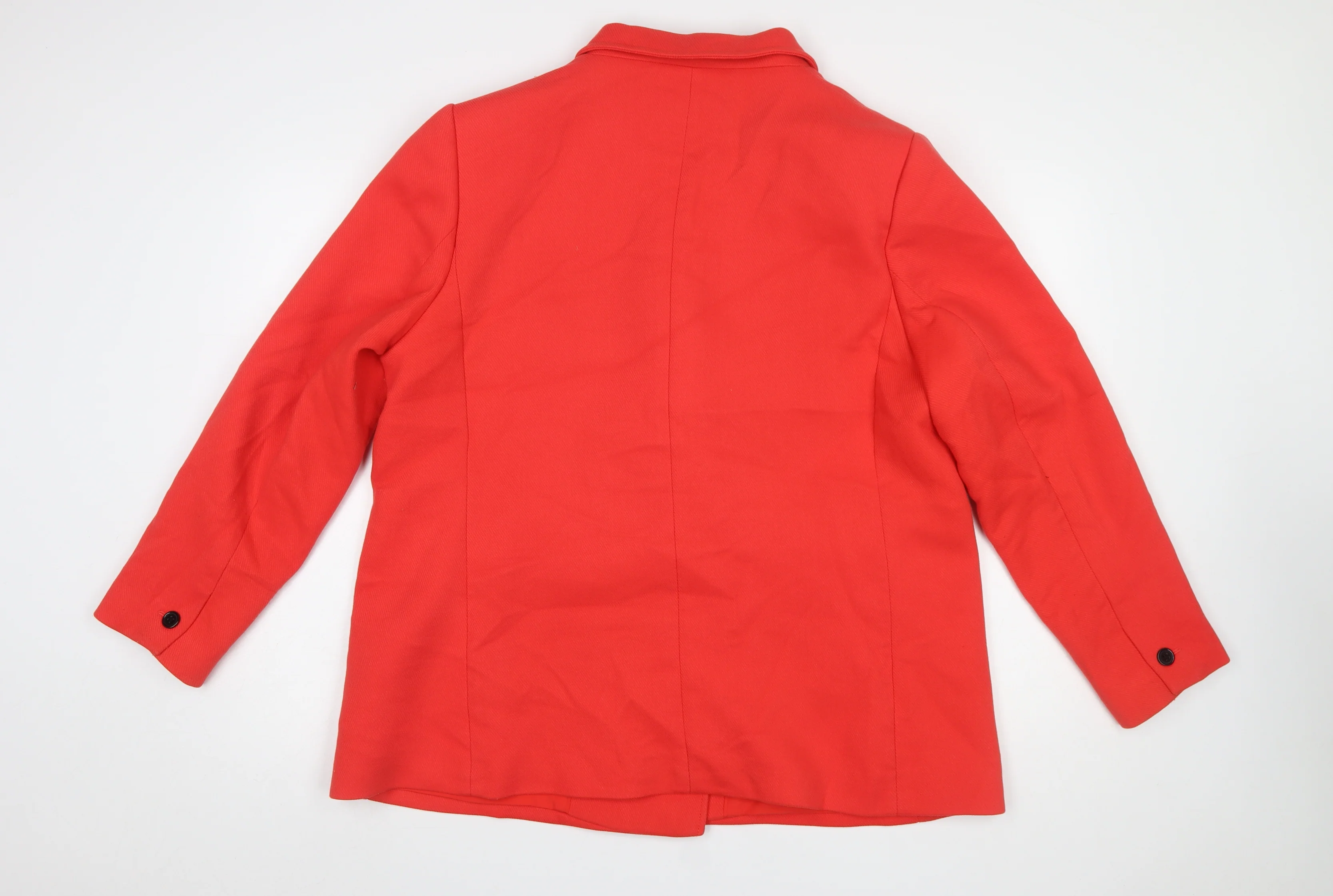 Marks and Spencer Women Red Double-Breasted Blazer UK 20 - Image 3