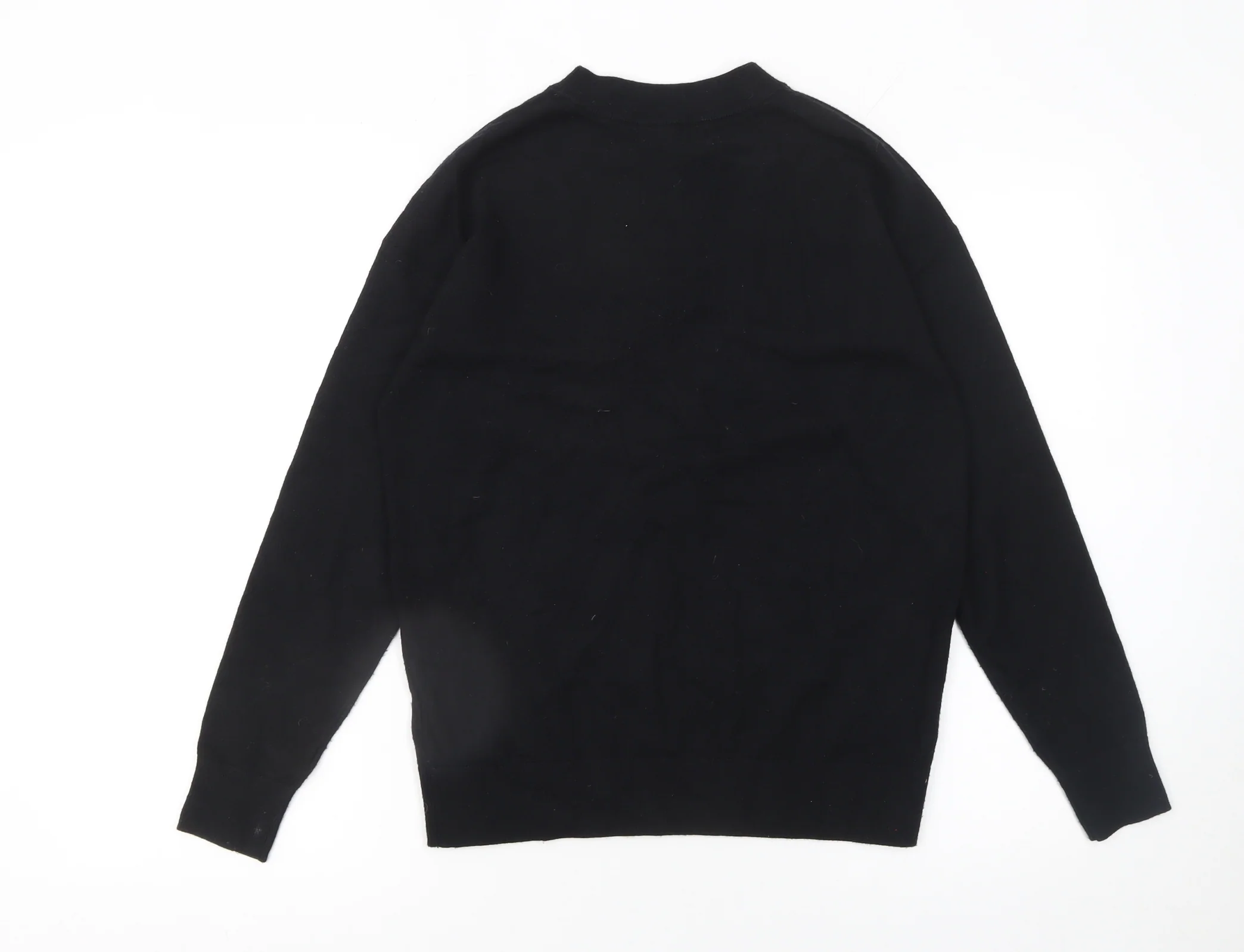 Marks and Spencer Women’s Black Believe Christmas Jumper Size S - Image 3