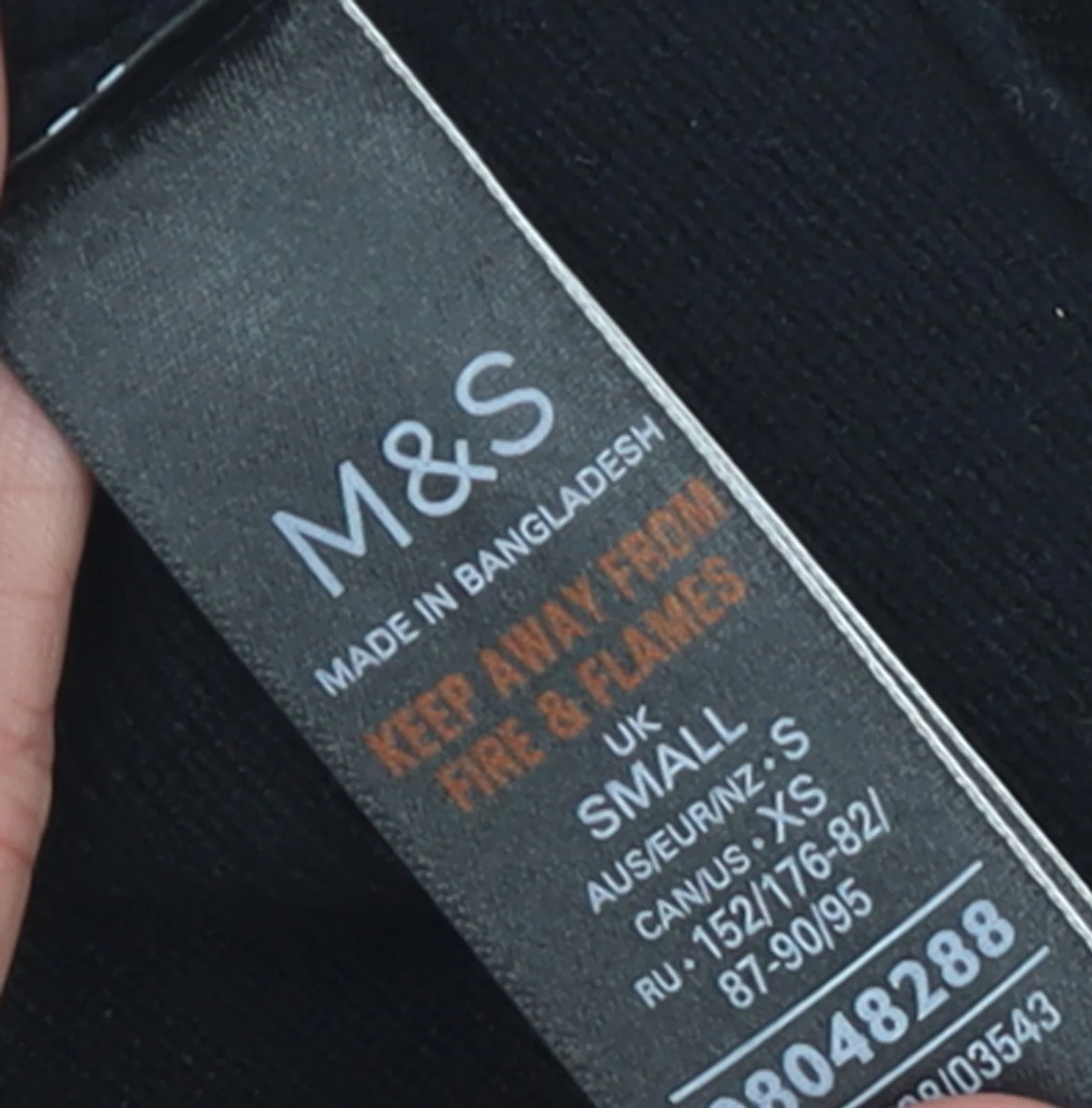 Marks and Spencer Women’s Black Believe Christmas Jumper Size S - Image 4