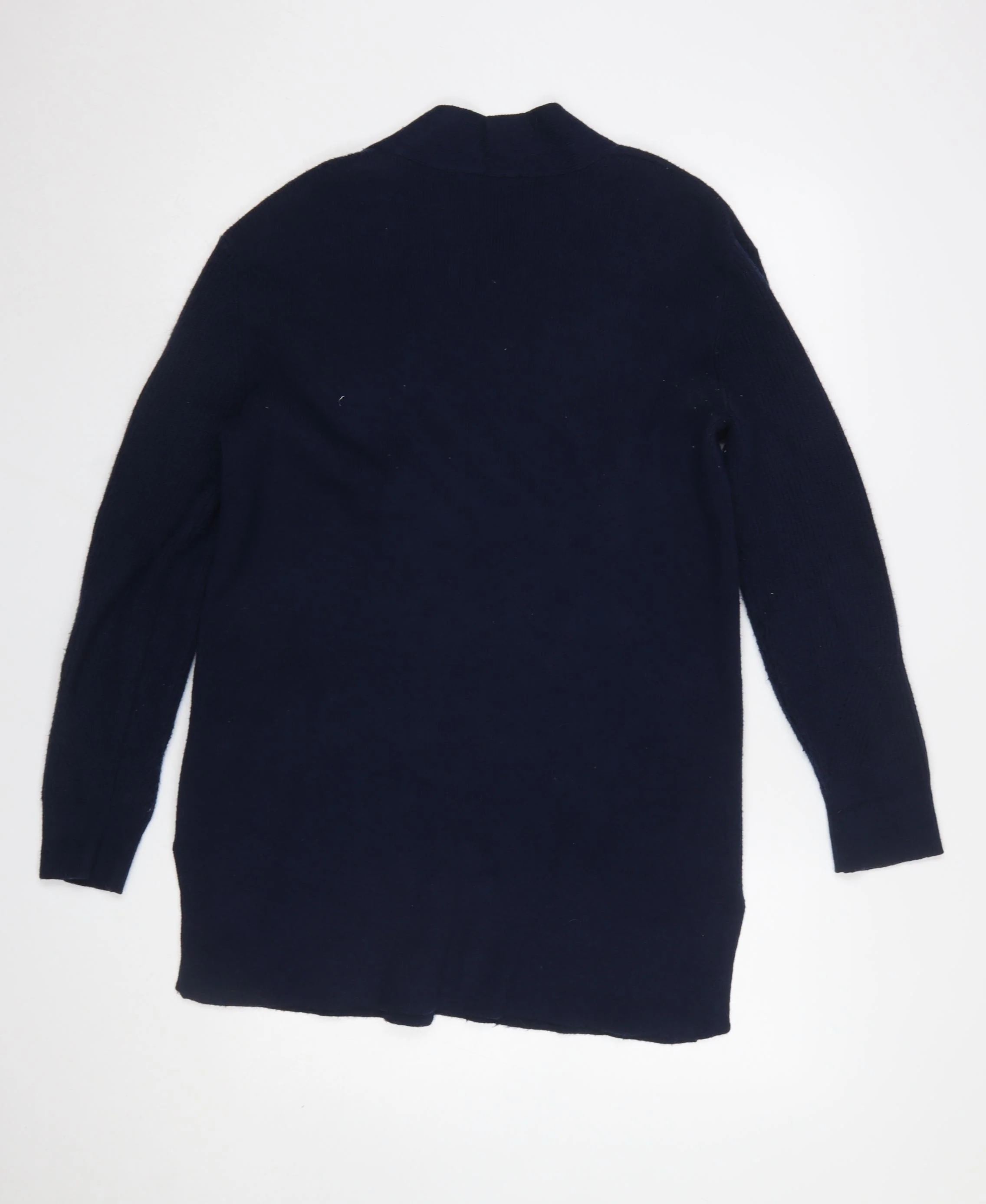 Marks and Spencer Women’s Blue Long Sleeve Open Front Cardigan Size 12 - Image 3