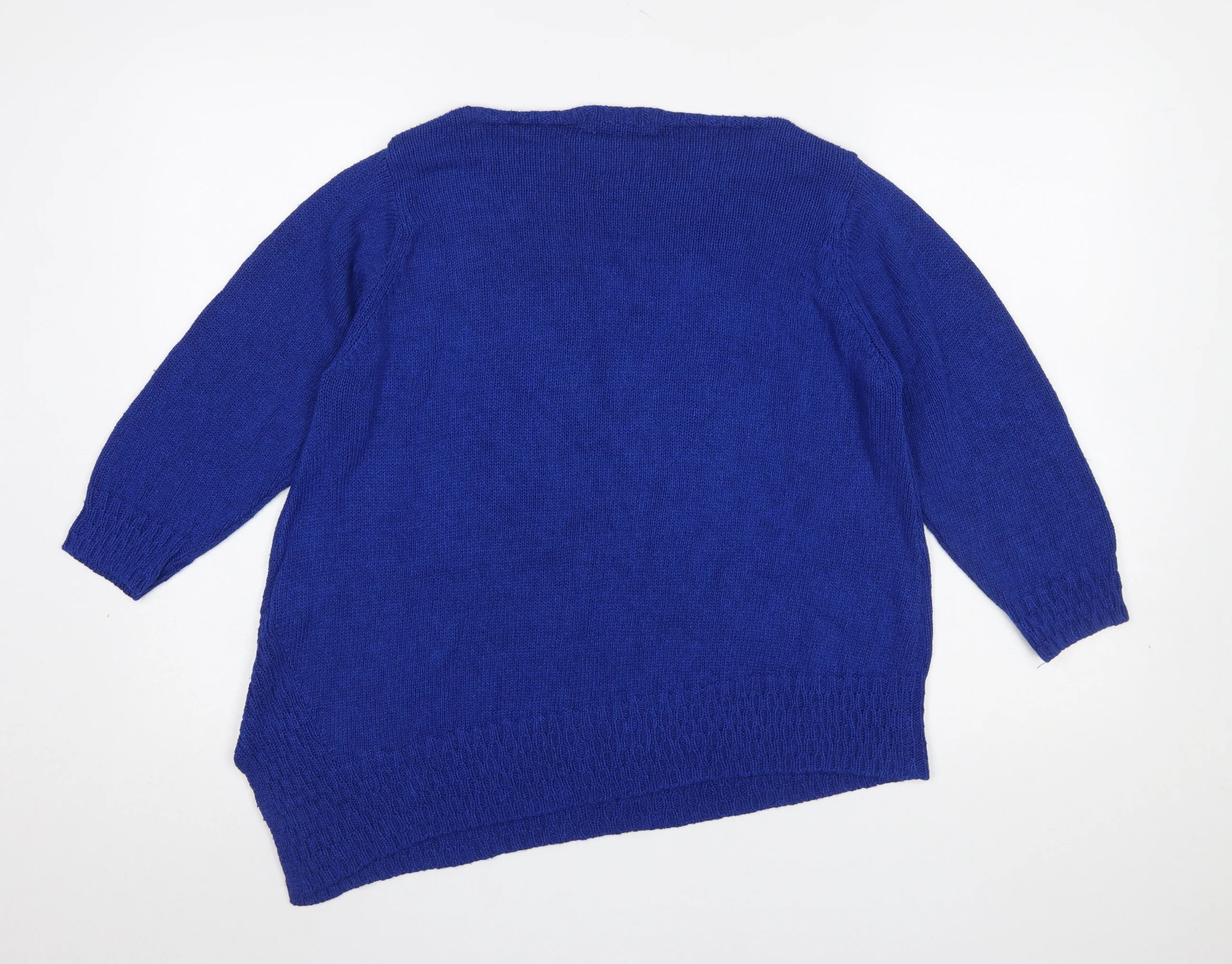 Marks and Spencer Women’s Blue Per Una Knit Jumper UK 20 Pullover - Image 3