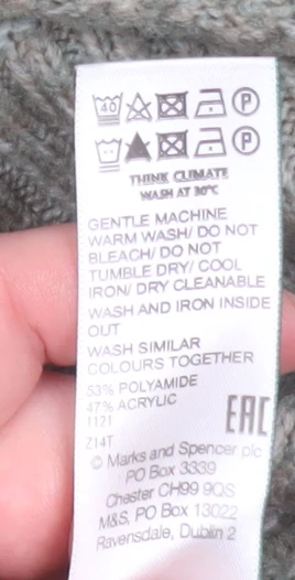 Marks and Spencer Women’s Green Chunky Knit Jumper XS - Image 5