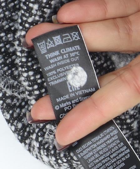 Marks and Spencer Women’s Grey Long Knit Coatigan Size 10 Open Front - Image 5