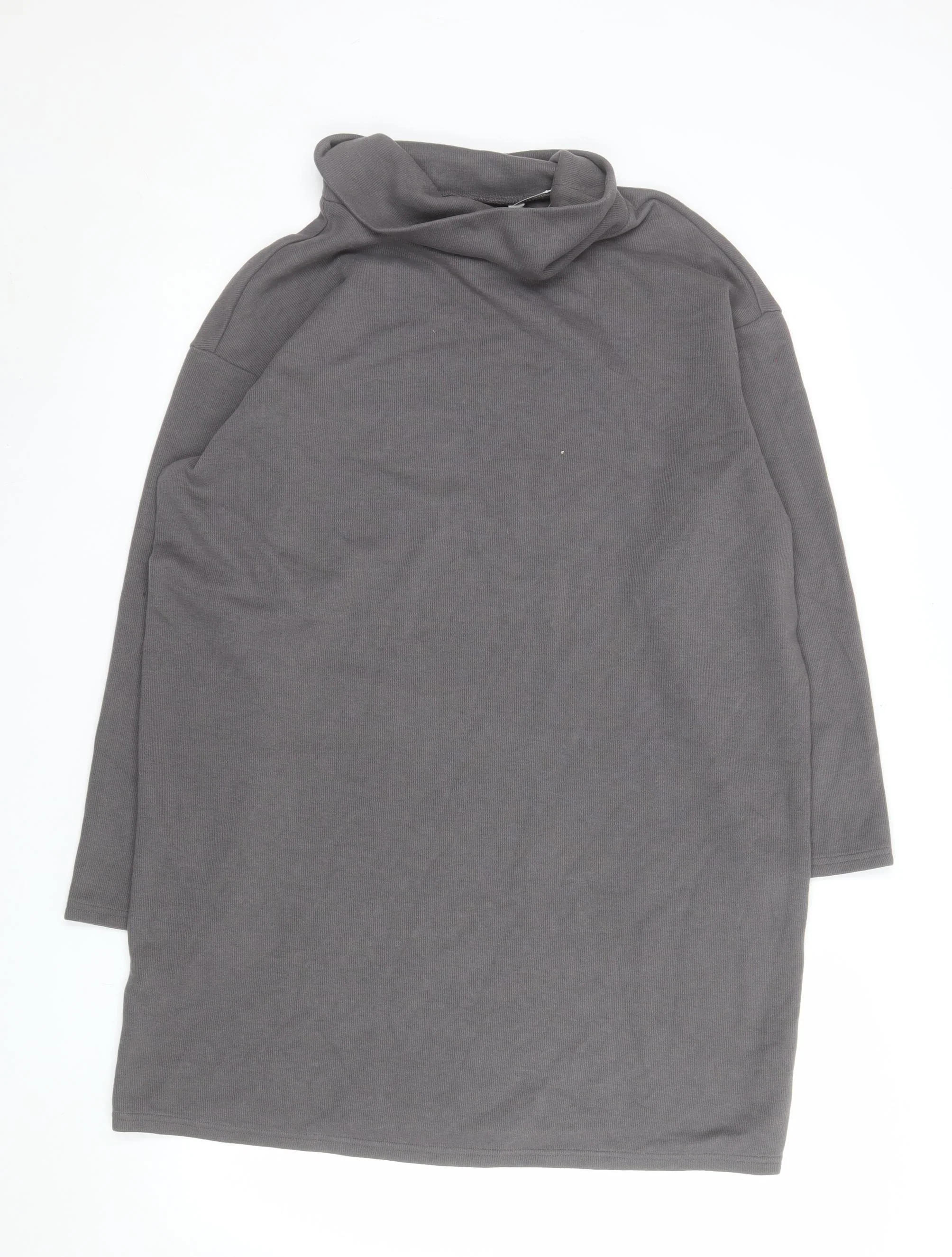 Marks and Spencer Women’s Grey Roll Neck Shift Dress Size 14