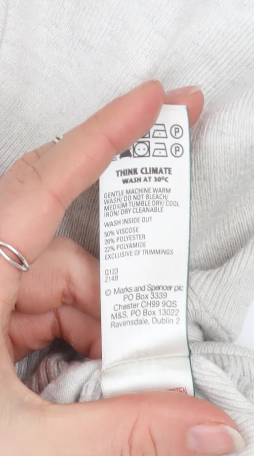 Marks and Spencer Women’s Light Grey Hooded Zip Jacket Size S Regular Fit - Image 5