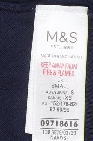Marks and Spencer Women’s Navy Blue Open Front Knit Cardigan Size Small - Image 4