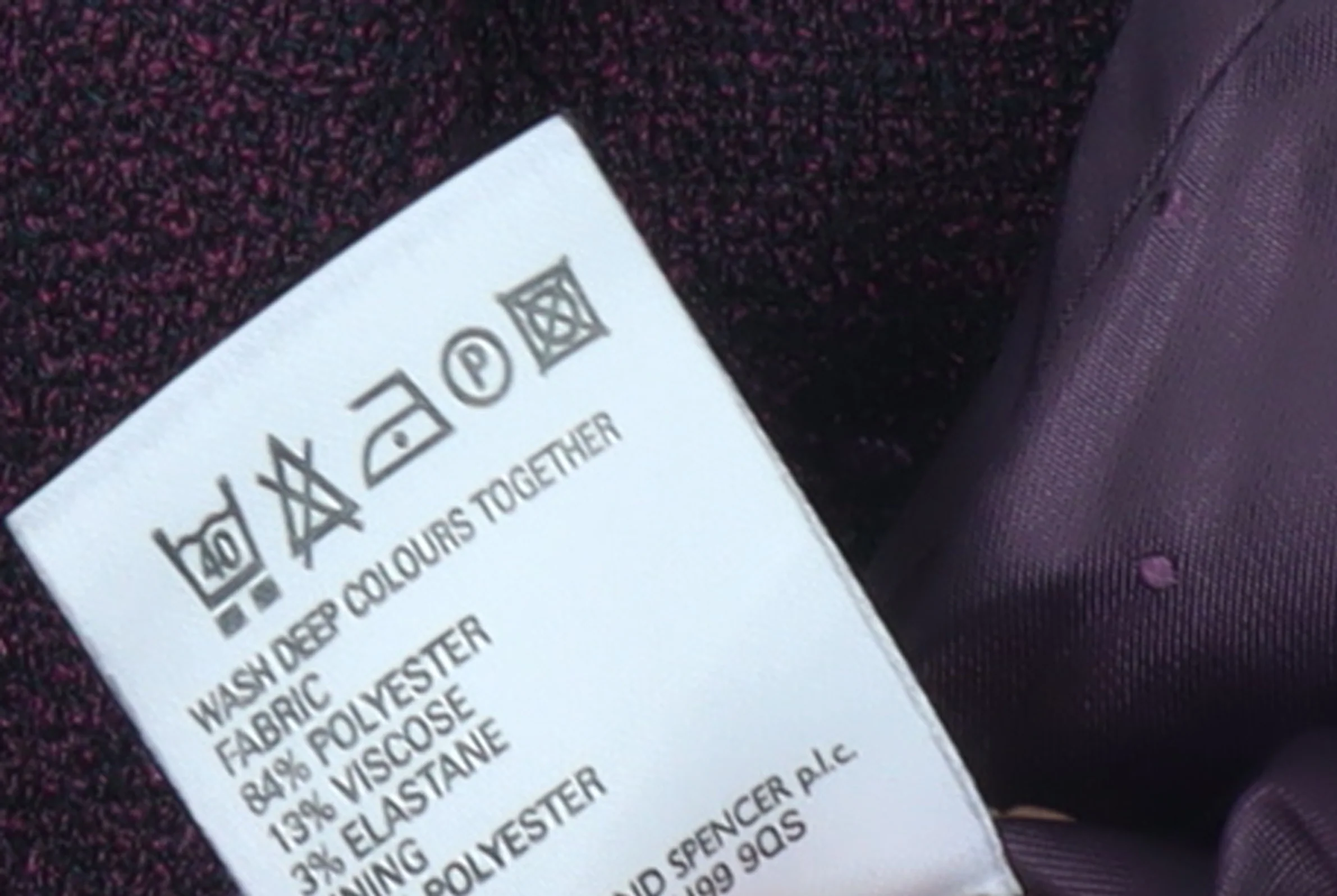 Marks and Spencer Women’s Purple Blazer Jacket UK 14 Classic Fit - Image 5