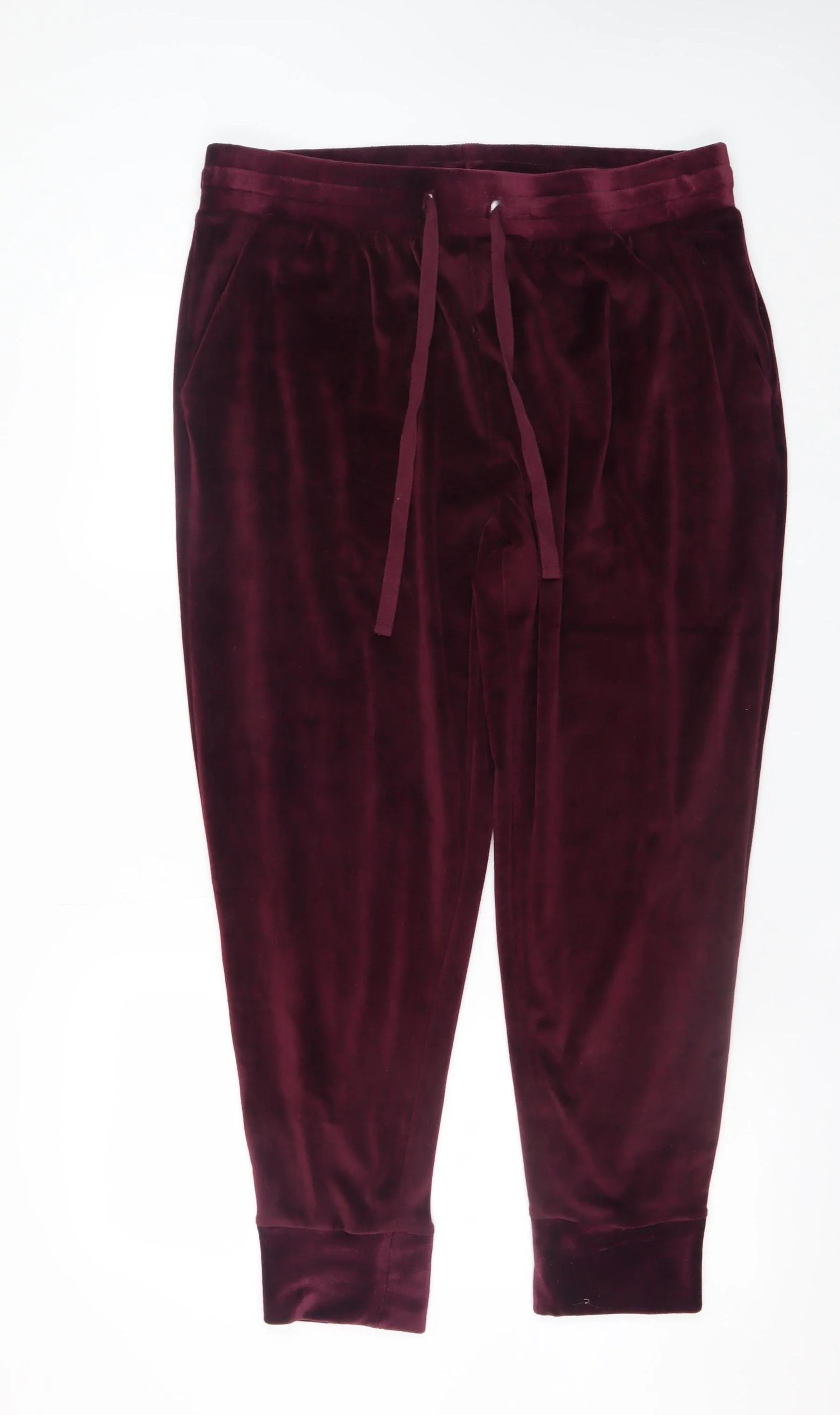 Marks and Spencer Women’s Purple Velvet Lounge Pants Size 18 Regular