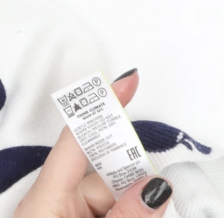 Marks and Spencer Women’s White Apple Knit Pullover Jumper Size 14 - Image 4