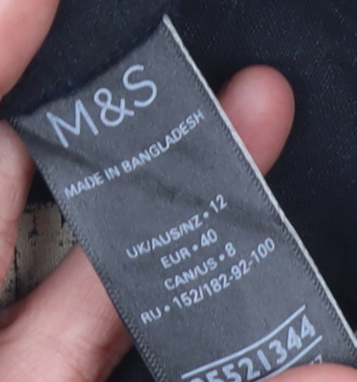 Marks and Spencer Womens Black Animal Print Wrap Blouse Size 12 - Image 4