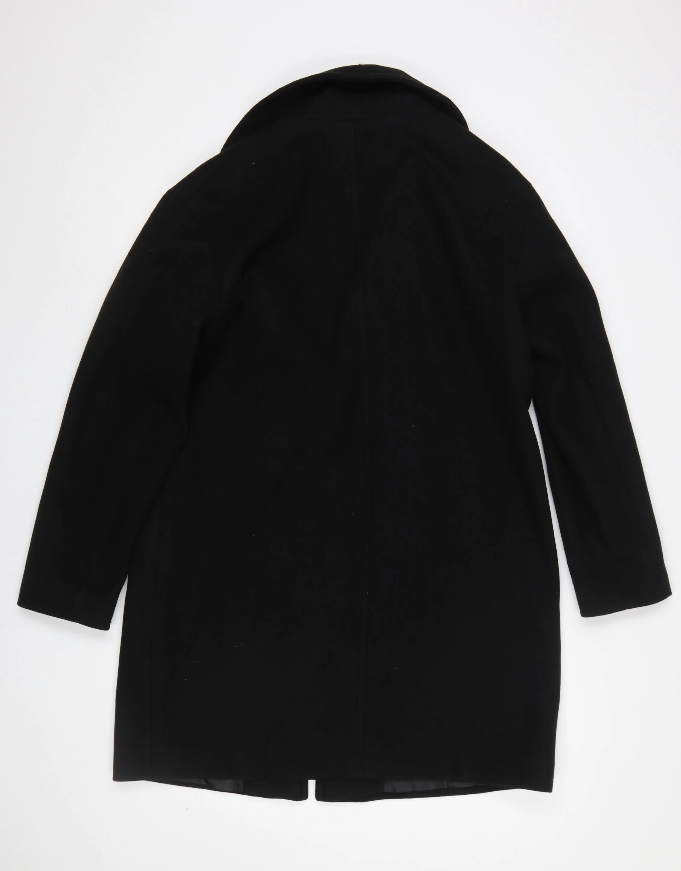 Marks and Spencer Women's Black Size 12 Mid-Length Overcoat - Image 3