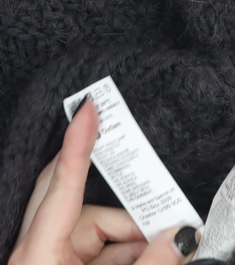 Marks and Spencer Womens Black Size 16 Chunky Knit Cardigan - Image 4
