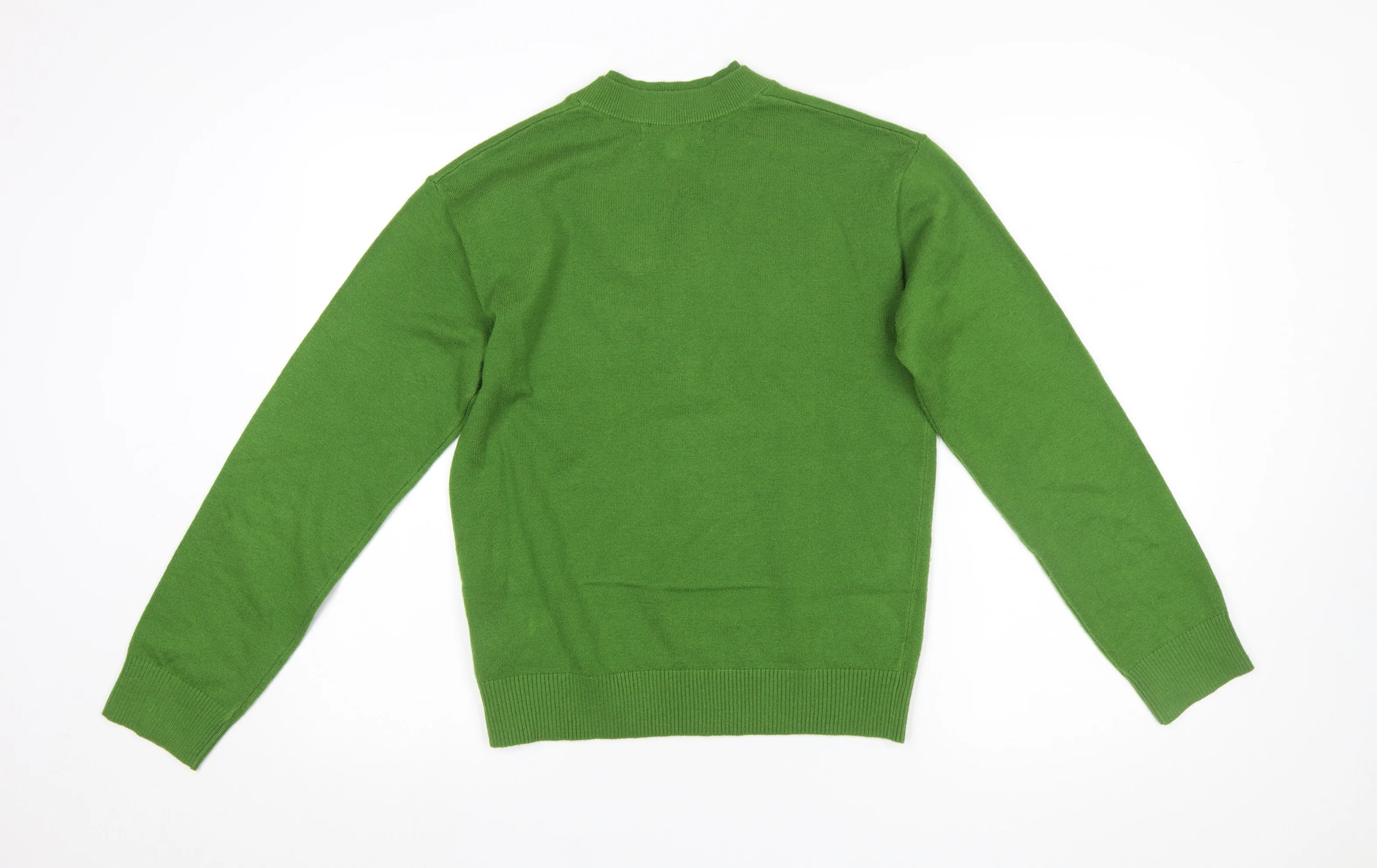 Marks and Spencer Women's Green V-Neck Pullover Jumper XS - Image 3