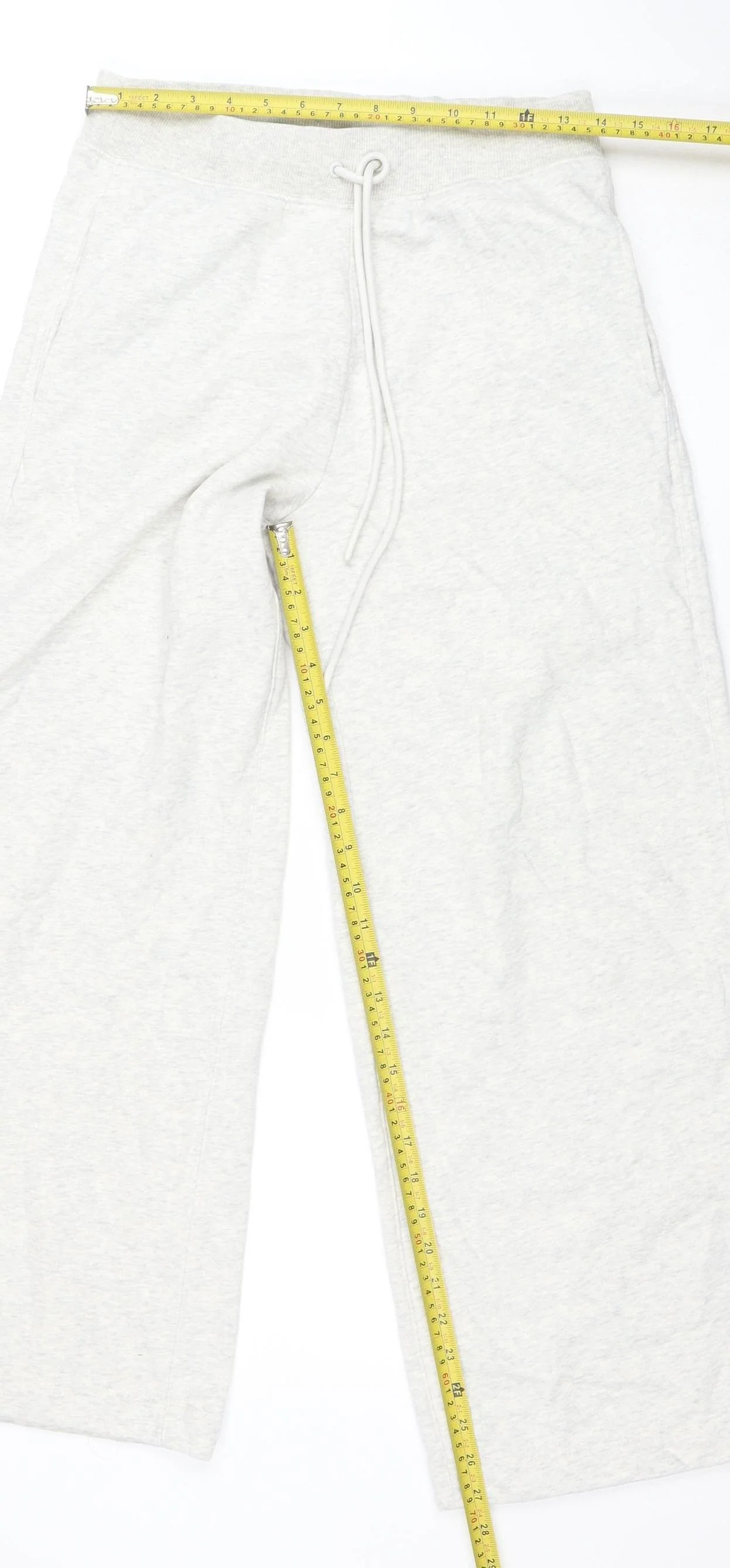 Marks and Spencer Womens Grey Size 10 Regular Fit Jersey Sweatpants - Image 2