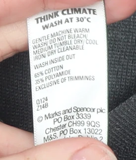Marks and Spencer Women's Grey Striped V-Neck Pullover Jumper XL - Image 5