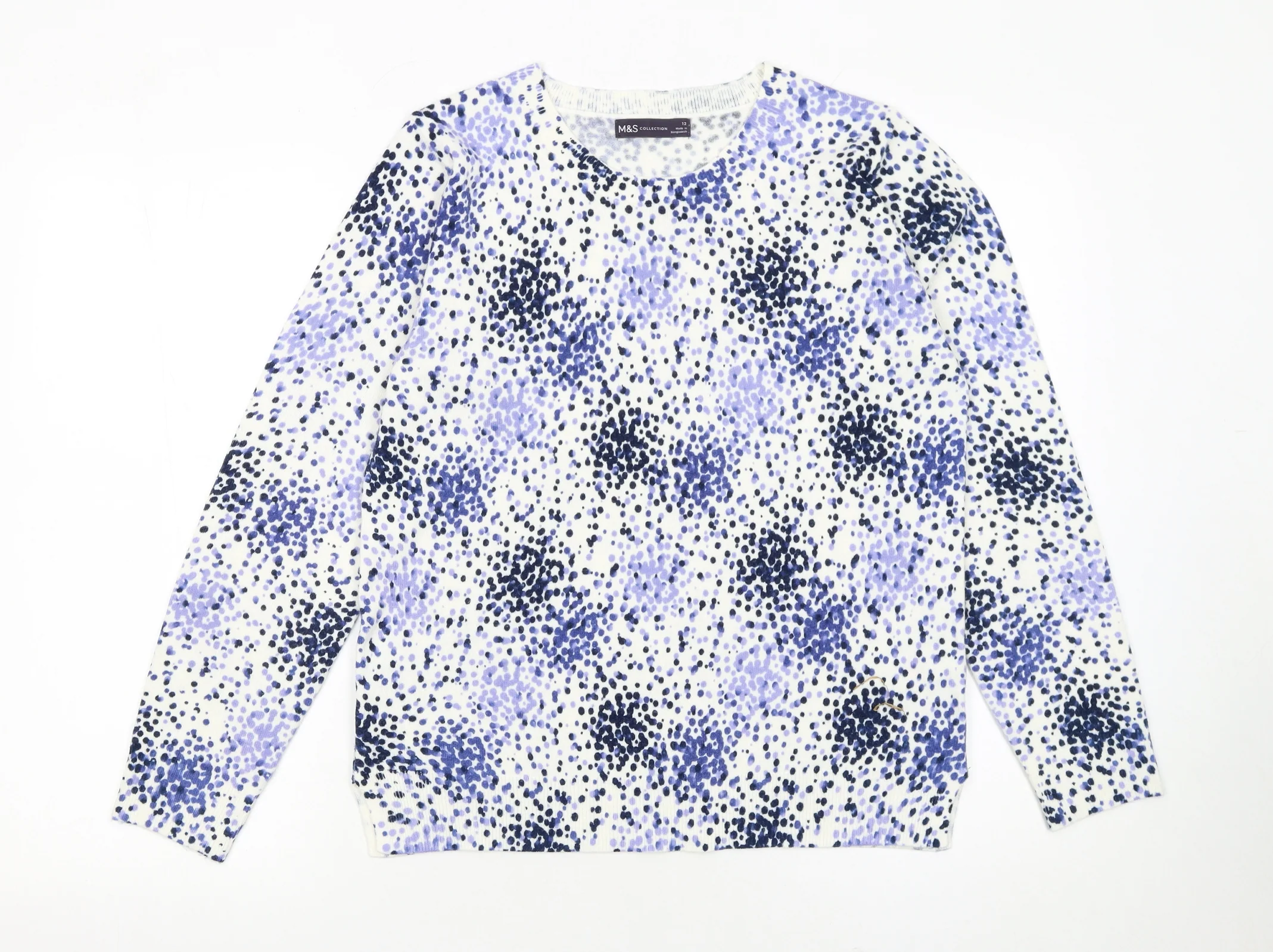 Marks and Spencer Women's Multicoloured Size 12 Pullover Jumper