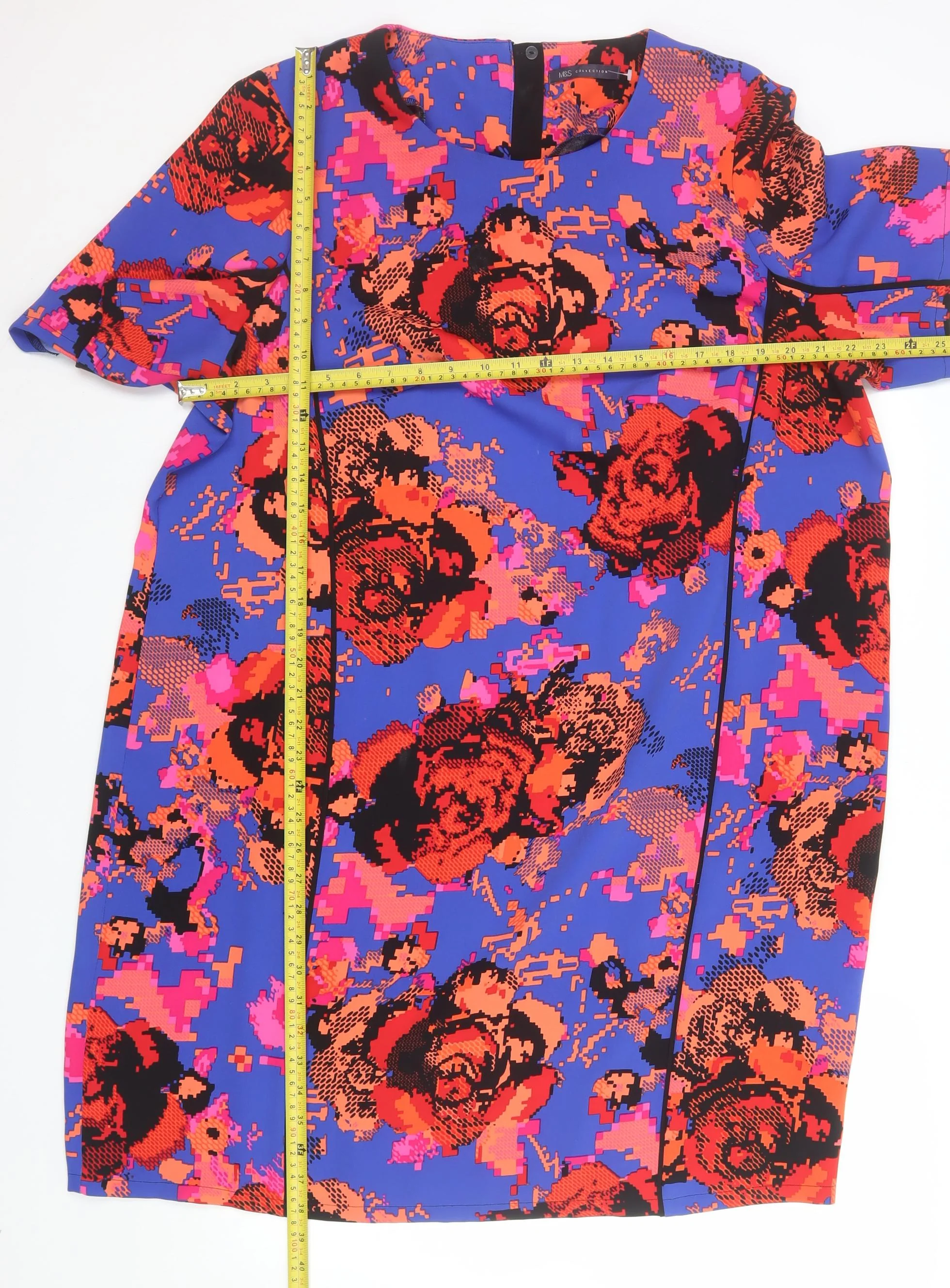 Marks and Spencer Women's Multicoloured Size 22 Sheath Dress - Image 2