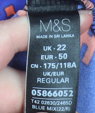 Marks and Spencer Women's Multicoloured Size 22 Sheath Dress - Image 4