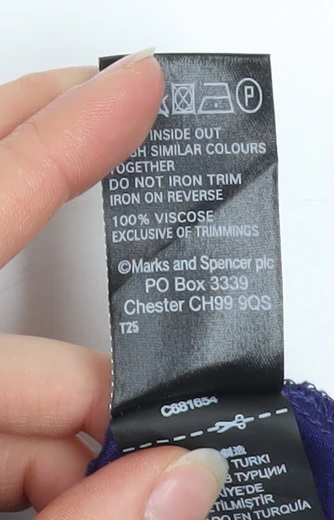 Marks and Spencer Womens Purple Beaded Halter Camisole Tank Top UK 12 - Image 5