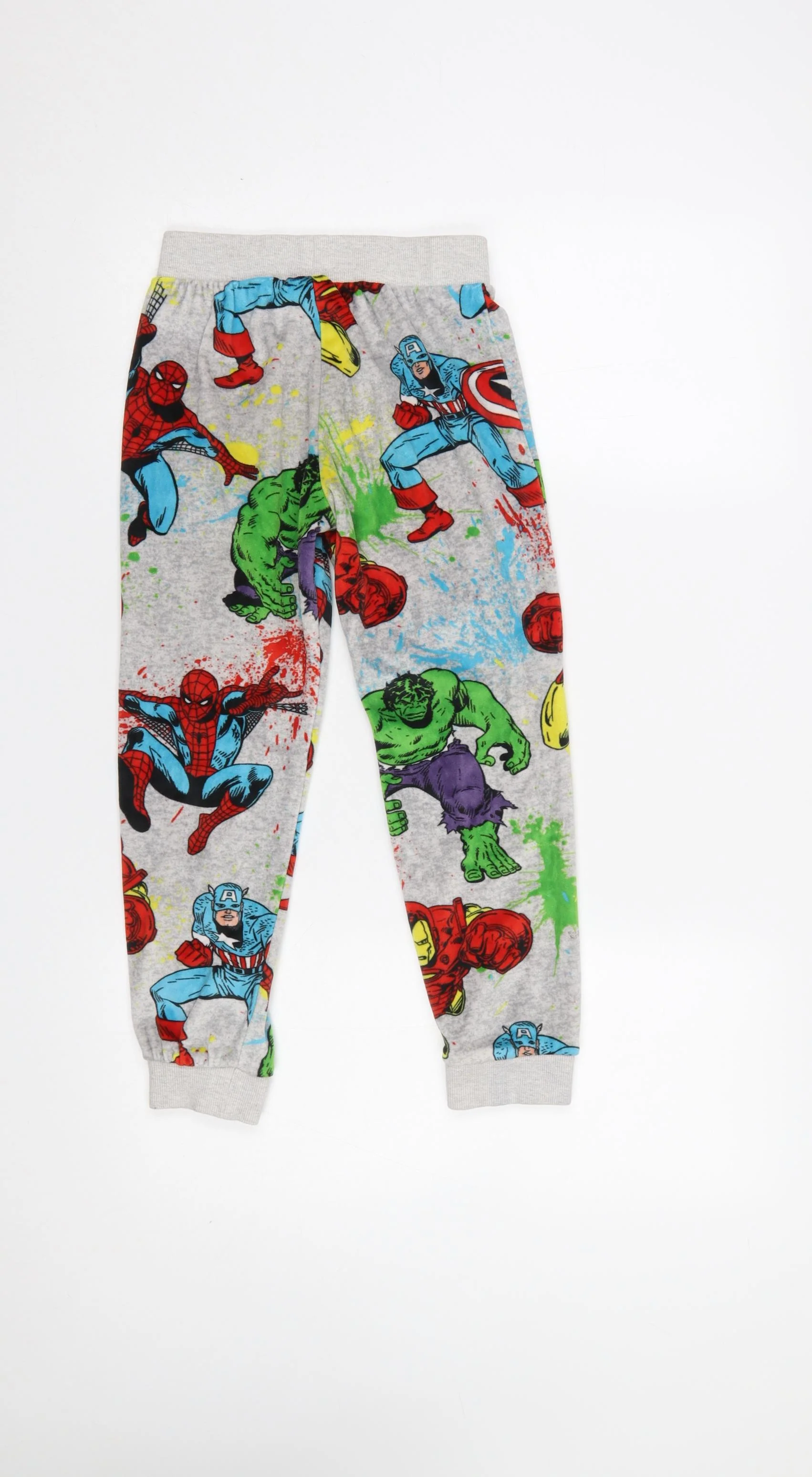 Marvel Boys Multicoloured Superhero Pyjama Pants 8-9 Years - Image 3