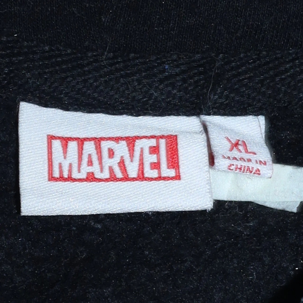 Marvel Men's Black XL Pullover Hoodie with Logo Graphic Print - Image 6