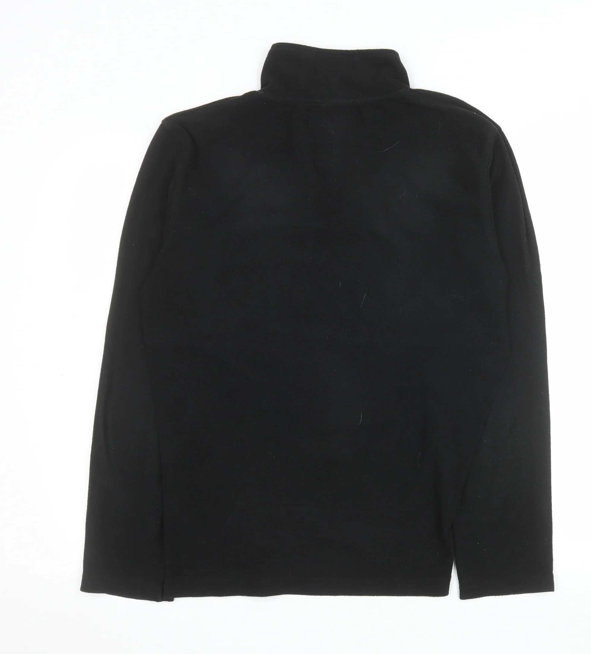 McKenzie Men's Black Fleece 1/4 Zip Pullover Sweatshirt Size M - Image 3