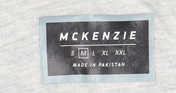 McKenzie Men's Blue Full Zip Hooded Jacket Size M - Image 4