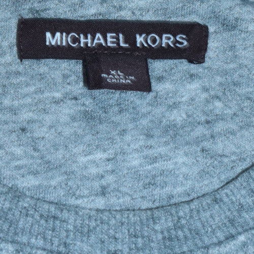 Michael Kors Men's Grey XL Crew Neck Sweatshirt Classic Fit - Image 5