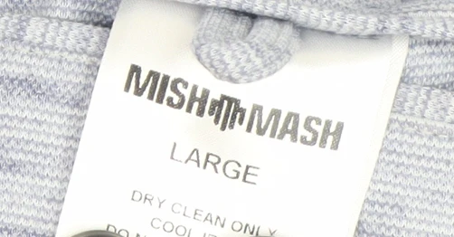 Mish Mash Men’s Blue Knit Blazer Large - Smart Casual Lined Jacket - Image 4