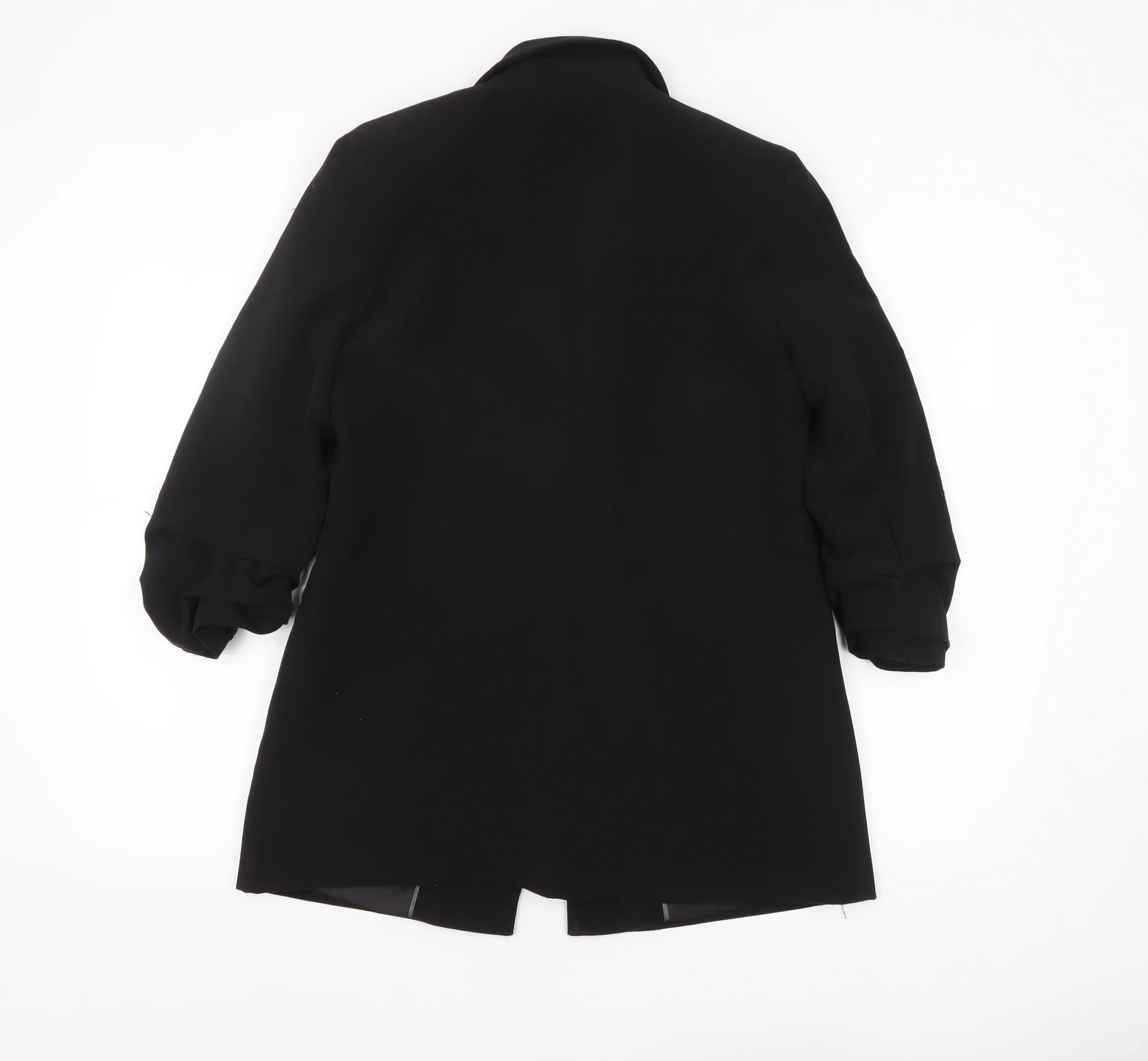 Miss Selfridge Women Black UK 10 Single-Breasted Blazer Jacket - Image 3