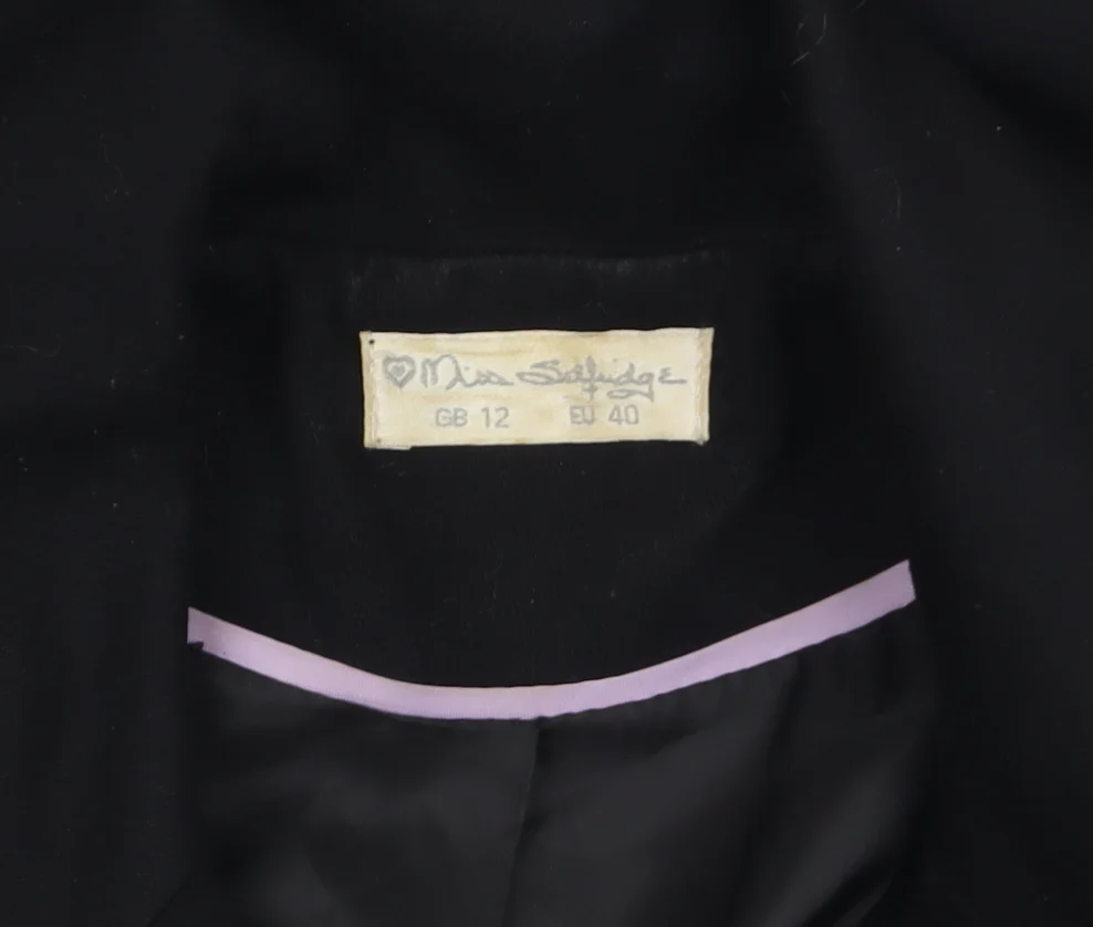 Miss Selfridge Women's Black Size 12 Classic Tailored Blazer Jacket - Image 5