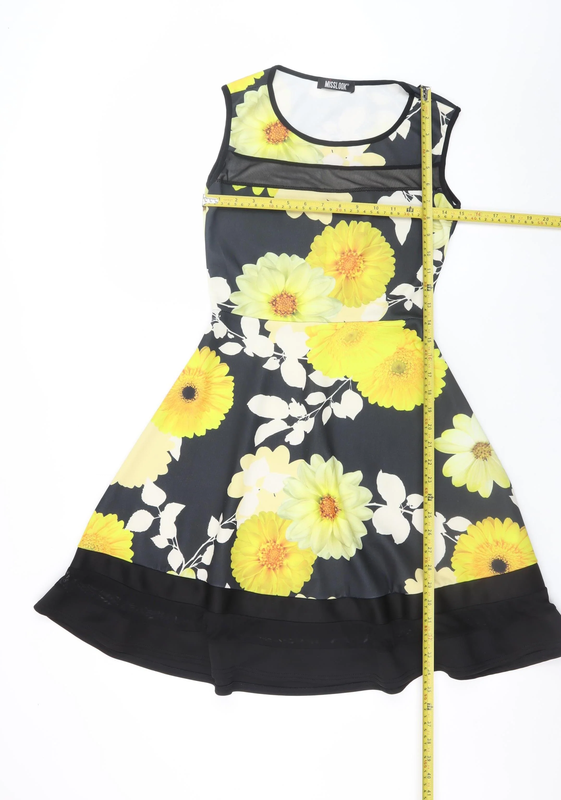 Misslook Women’s Multicoloured Floral Fit & Flare Dress Size 10 - Image 2