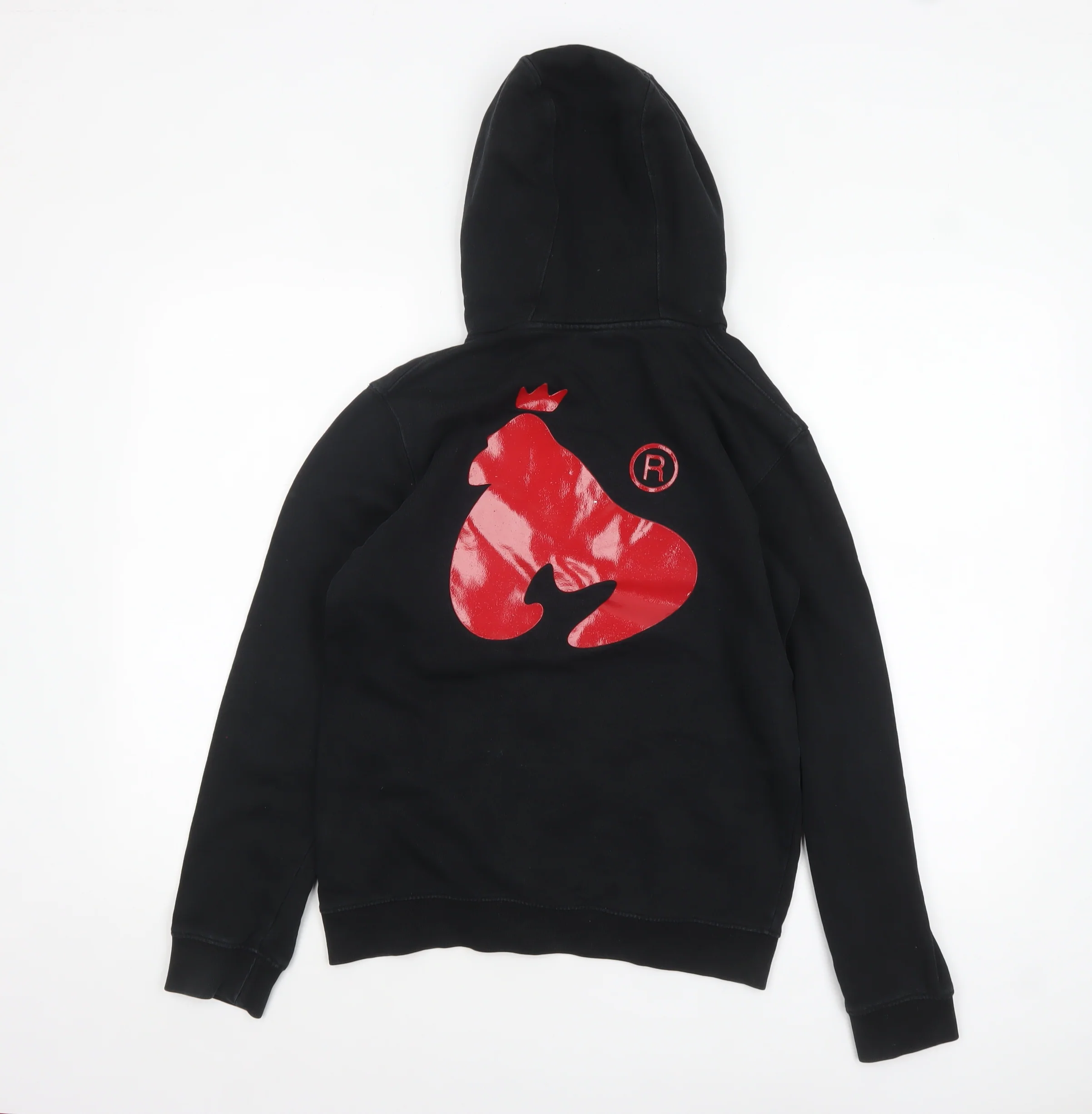 Money Boys Black Hoodie 14-15 Years Pullover Graphic Cotton Hooded Sweatshirt - Image 3