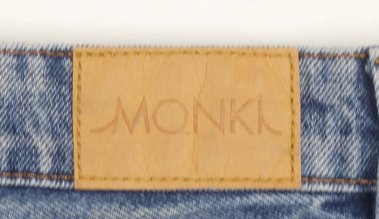 Monki Women’s Blue High Relaxed Fit Straight Denim Jeans Size 25 - Image 6