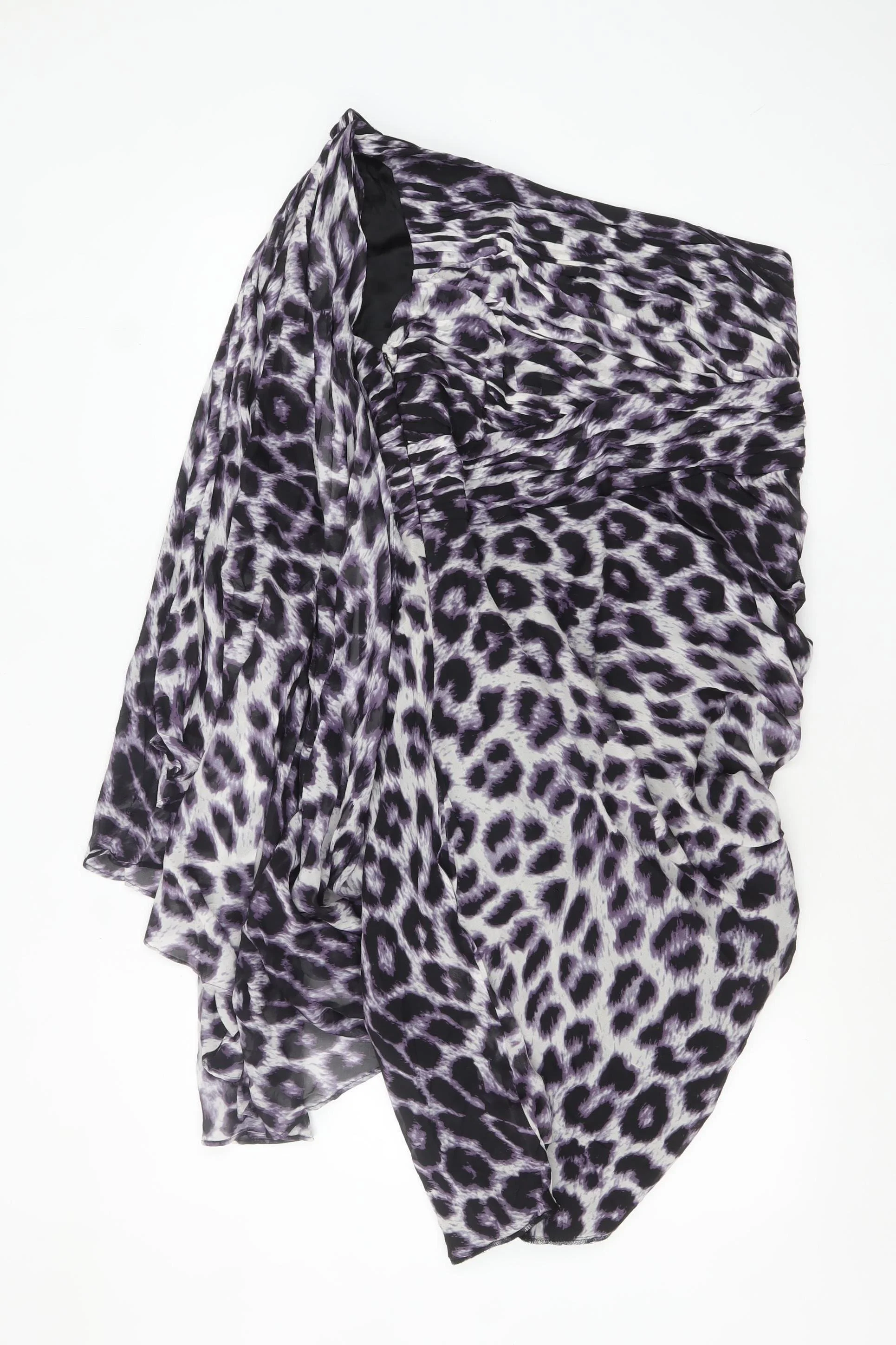 Monsoon Women’s Multicoloured Animal Print Asymmetric Dress Size 12